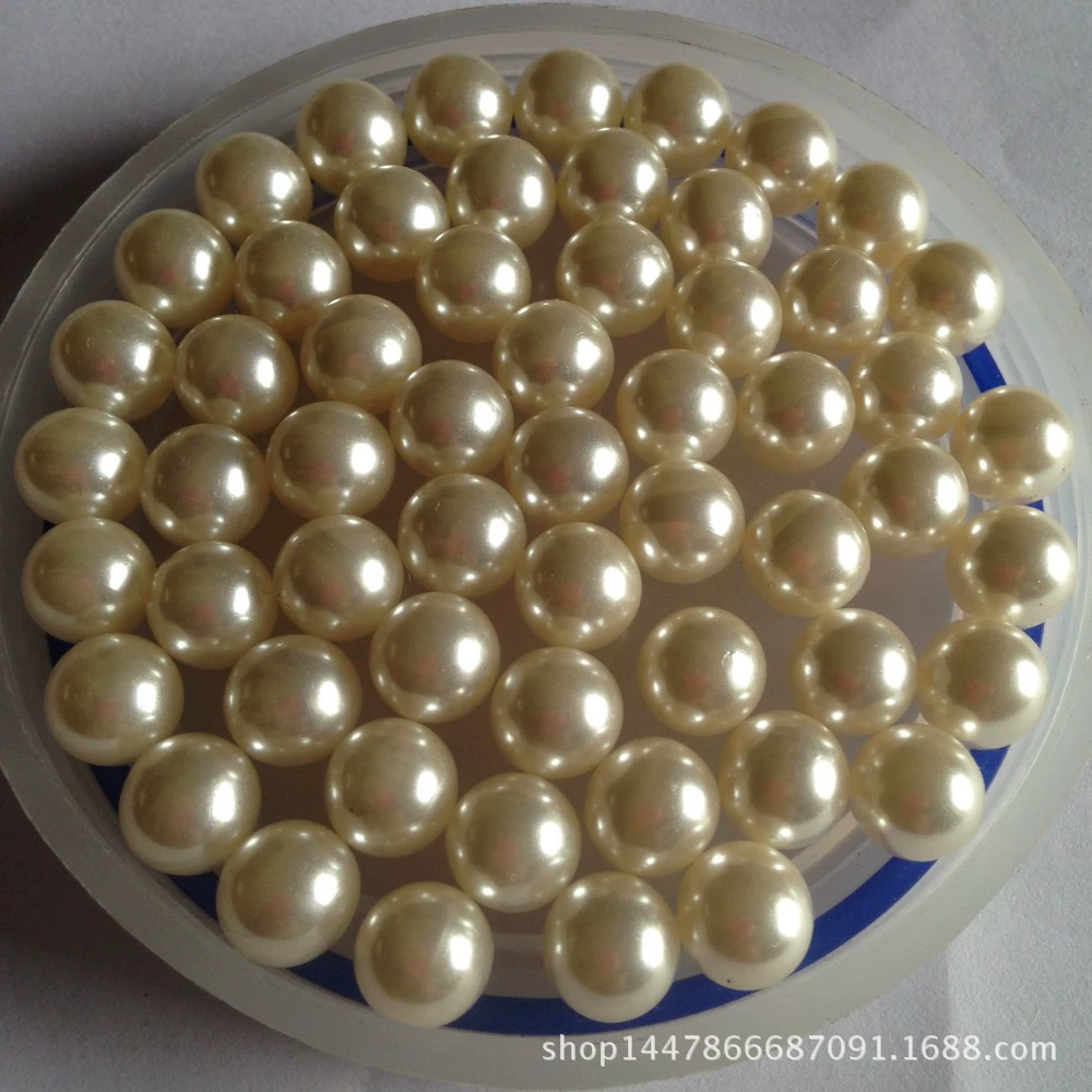 Mixed round beads from pearl, hair accessory