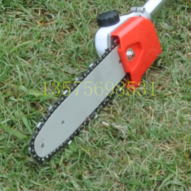 割草机配件打草机高枝锯头三件套配美国链条高枝油锯锯头割灌机