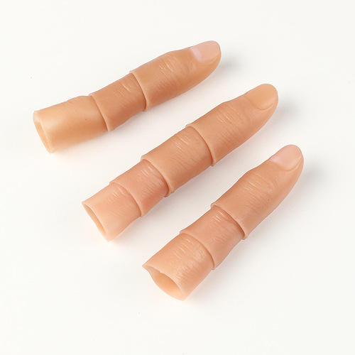 Manufacturer's high-quality thumb cots, simulated finger cots, large and small artificial fingers, magic toys wholesale