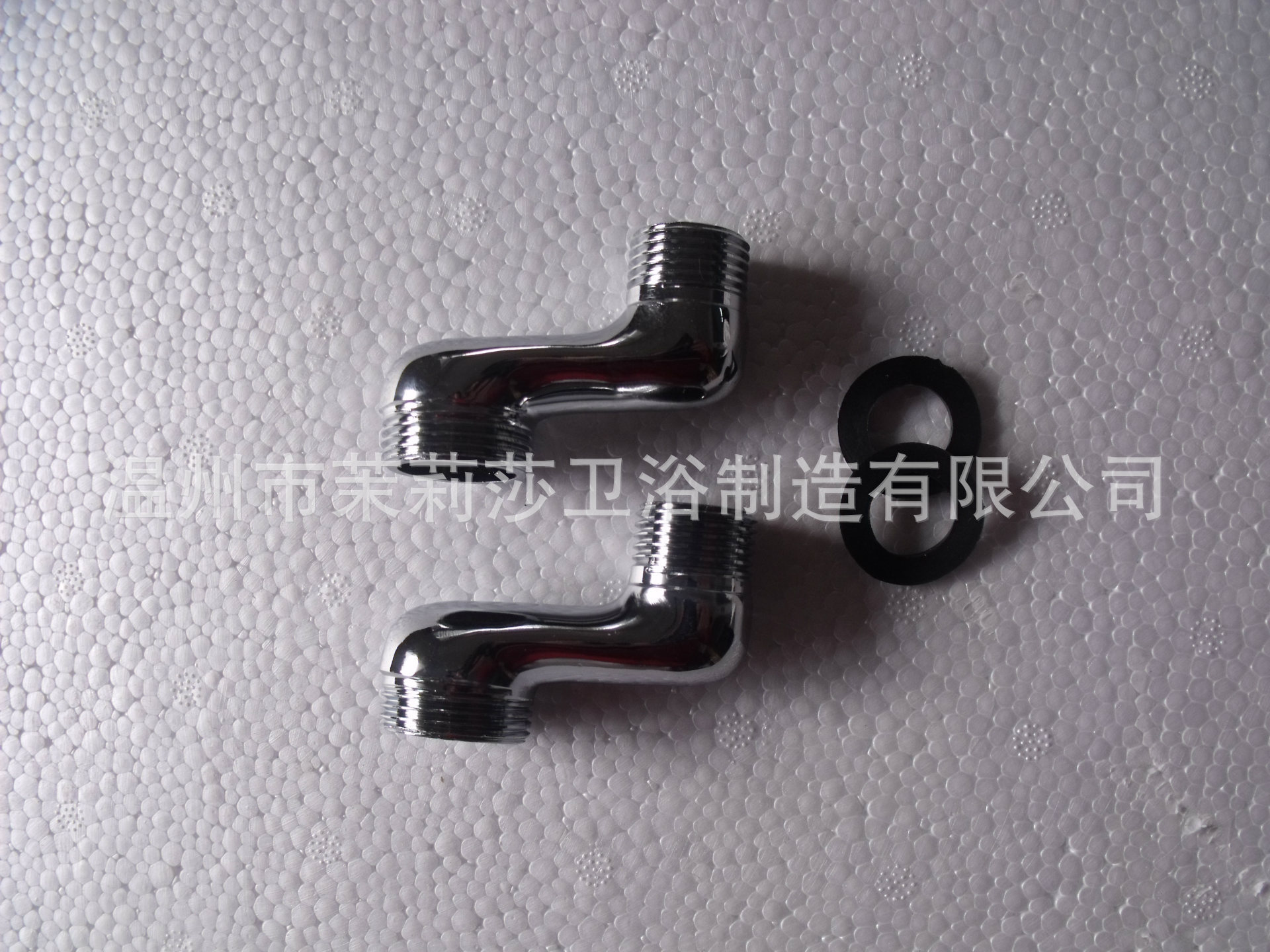 shower bathtub Eccentric enlarge All copper Wall water tap Bend angle lengthen adjust Joint Widened bend