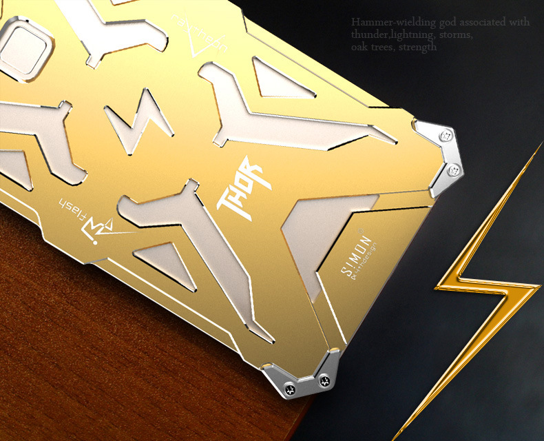 SIMON THOR Aviation Aluminum Alloy Shockproof Armor Metal Case Cover for vivo X6 Plus & vivo X6