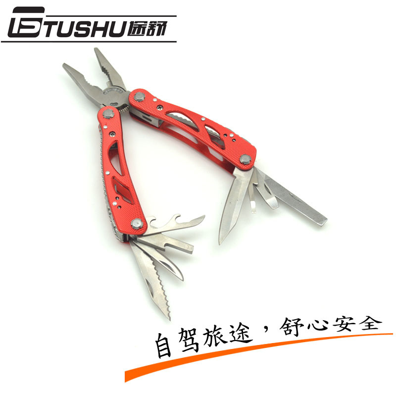 凯马特功能折叠刀钳多用钳组合工具户外多用折叠刀露营便携小刀