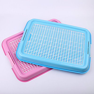 宠物狗厕所 平板式网格式扣压 猫狗尿盆便盆 宠物清洁用品批发|ms