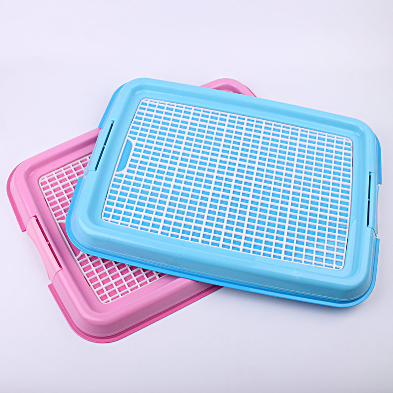 宠物狗厕所 平板式网格式扣压 猫狗尿盆便盆 宠物清洁用品批发|ms