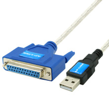 AP-LINK USB25针打印线USB转并口25孔老式打印机转接线usb转DB25