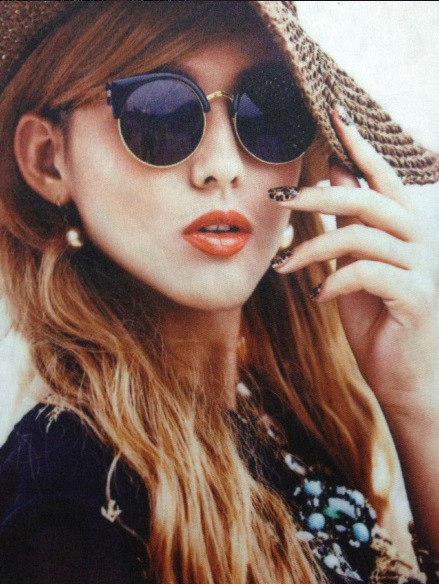 衣服装饰贴图毛衣烫图 羊毛衫烫图案 绣品DIY时尚墨镜美女布贴