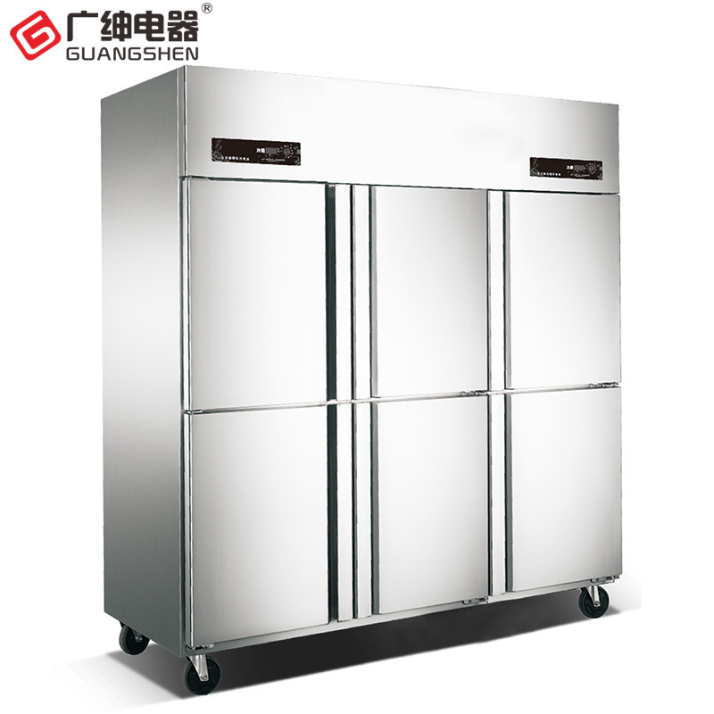 GK1.6L6ST 广绅电器商用冷柜  铜管六门双温冷冻冷藏商用厨房冰箱