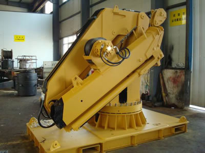 12吨船吊厂家非标定制船用起重/直臂式船用吊机CSQ12ZSB3/船尾吊