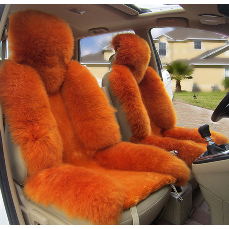 Wool Cushion winter Car cushion new pattern Plush cushion Car mats Australia Pure Cashmere currency cushion