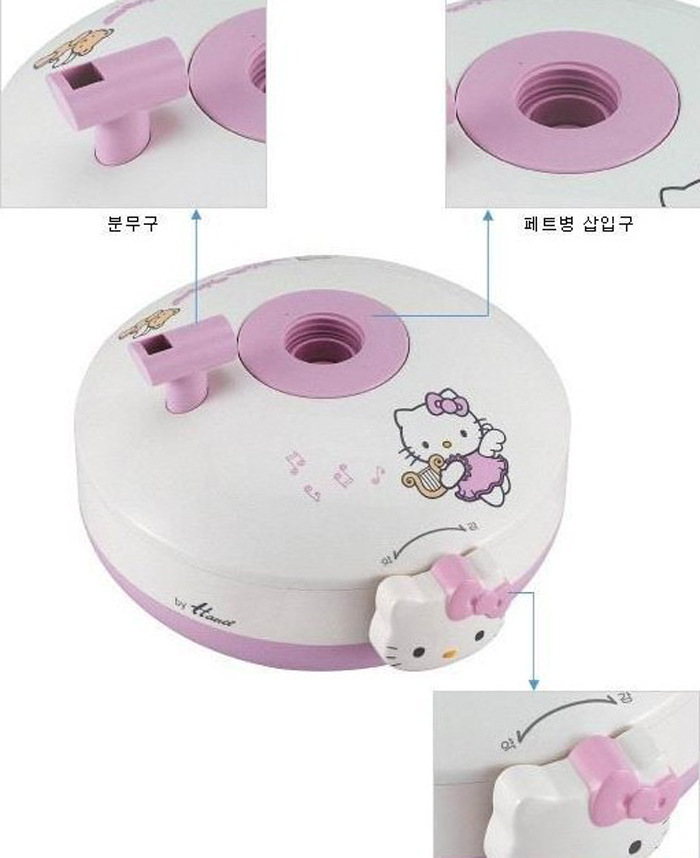 厂家直销 Hellokitty加湿器 带瓶子家用加湿器 可爱卡通创意礼品6