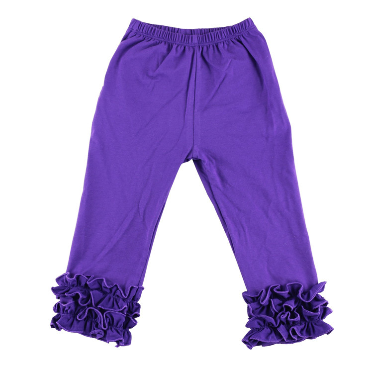 2021 New Arrival Baby Girls Ruffle Leggings Children Cotton Soft Pants ...