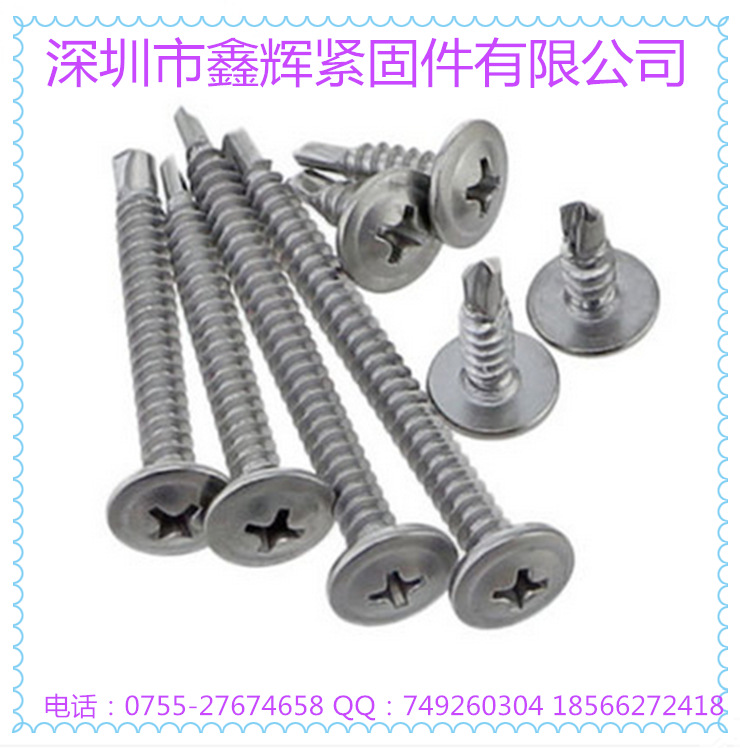 304华威头钻尾自攻螺丝/不锈钢华威头钻尾螺钉 M4.2*25