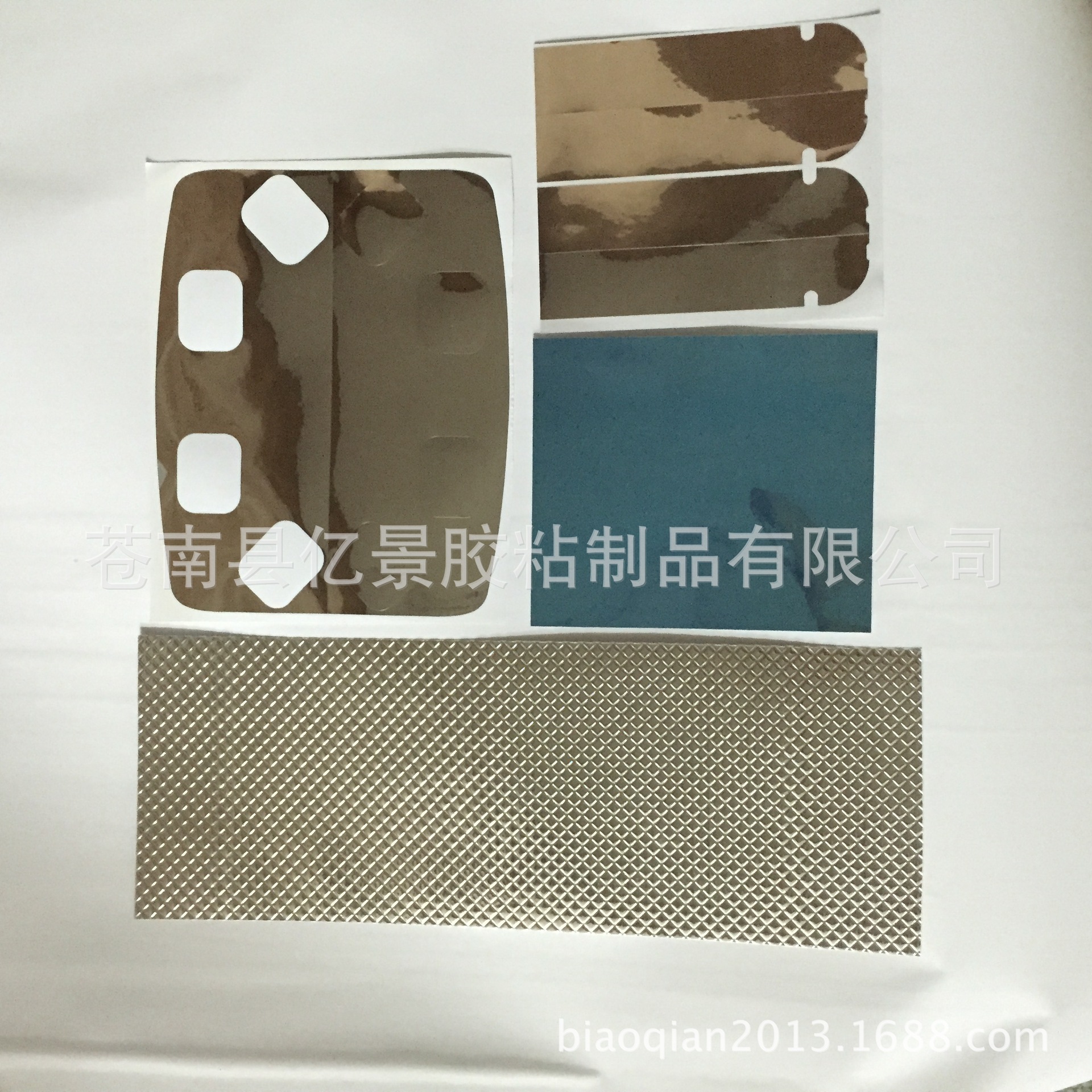 厂家生产10丝光银不干胶标签光疗机LED美甲灯光银标贴