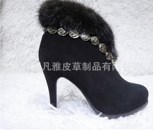 厂家供应染色水貂条子 水貂毛条可加工尺寸做鞋饰品 鞋口皮草辅料
