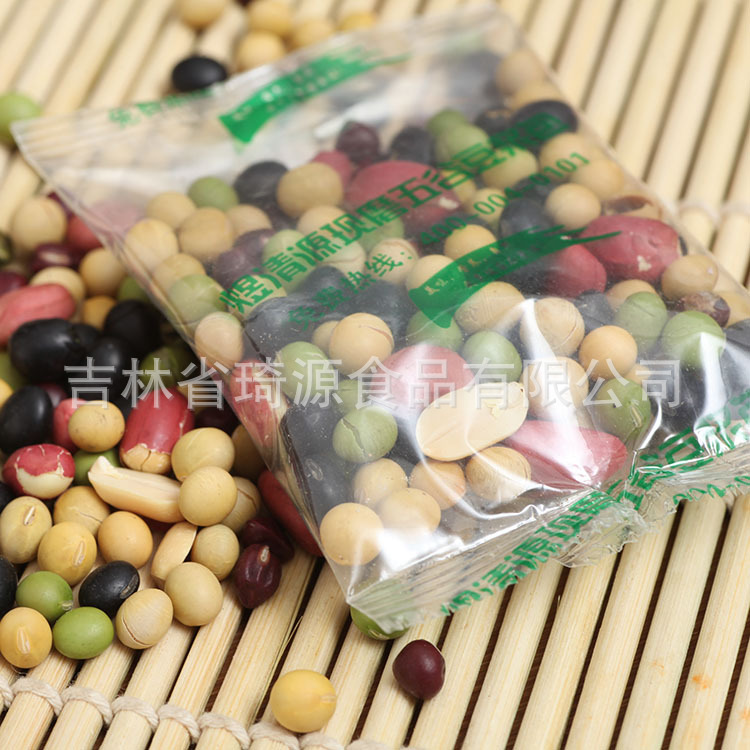 Freshly Milled Five Grain Soy Milk Powder Pack Low Temperature Baked Five Bean Multigrain Drink specifications