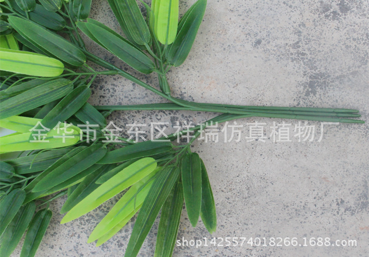 XRB-111富贵竹叶3叉枝52叶62厘米枝干