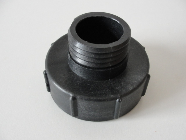 供应IBC吨桶蝶阀100mm转换接头 3寸转2寸 100粗丝转60粗丝