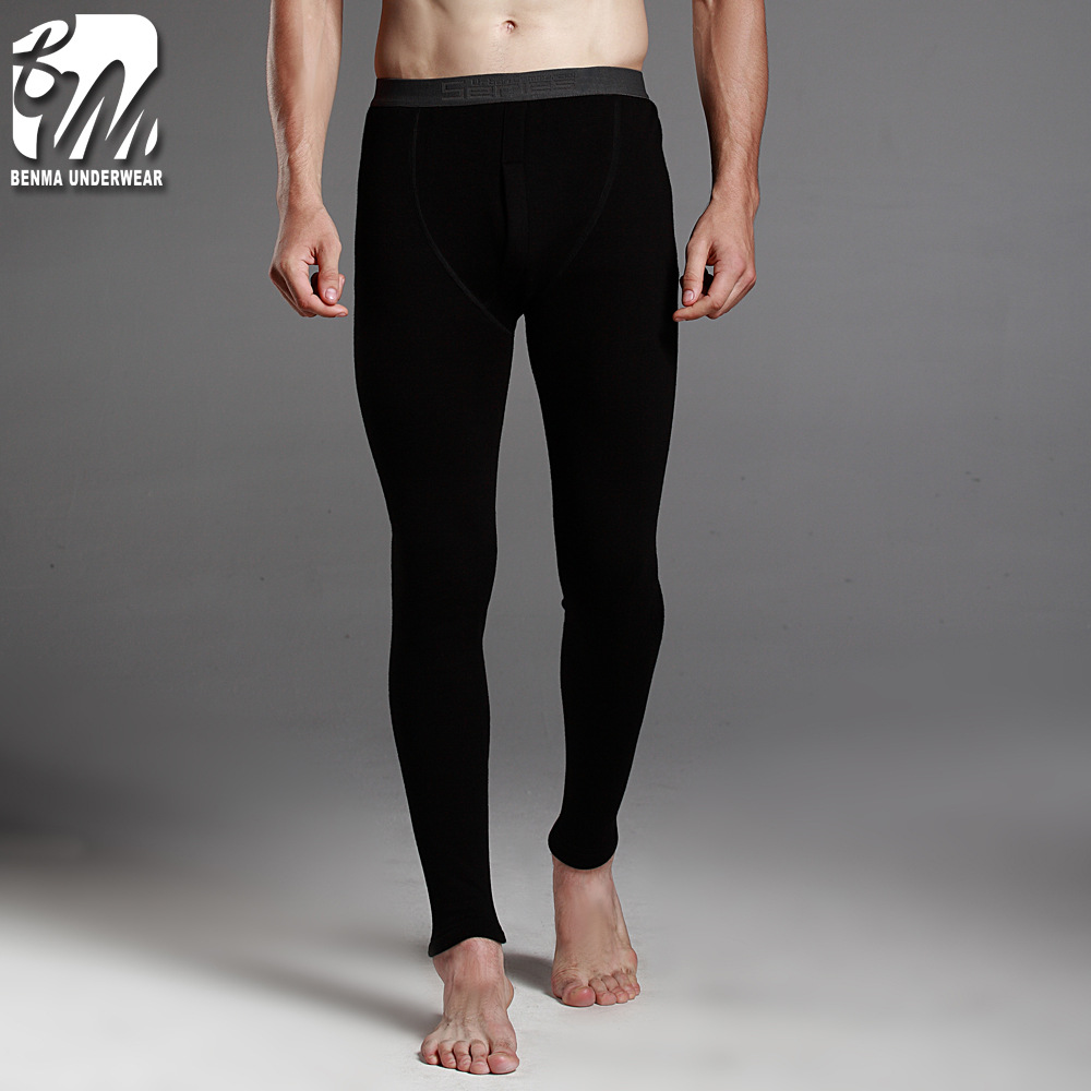 厂家直销OEM 高品质 保暖裤 男士加厚加绒  打底裤 秋裤