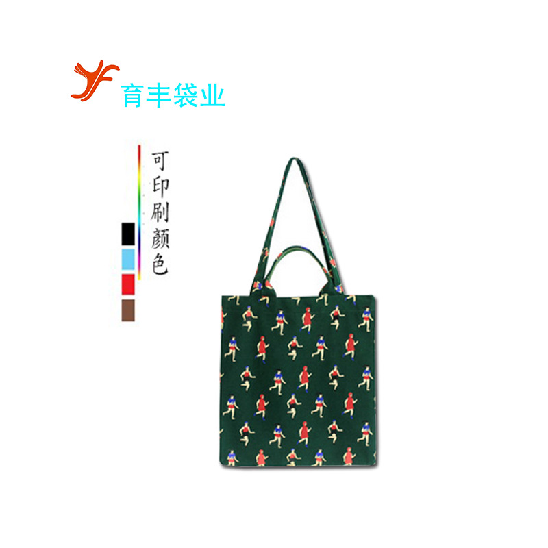 广州育丰做帆布包 单肩印花帆布袋 热升华彩印帆布袋
