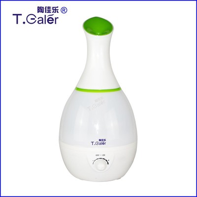 厂家供应家用超声波加湿器3.5L 花瓶负离子空气加湿器七彩灯
