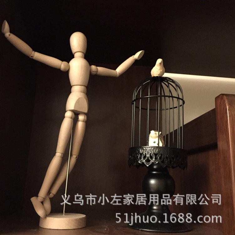 鏤空鳥籠燭臺