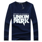 简男2016秋季新款男装字母男式长袖T恤大码男士印花长袖t恤打底衫