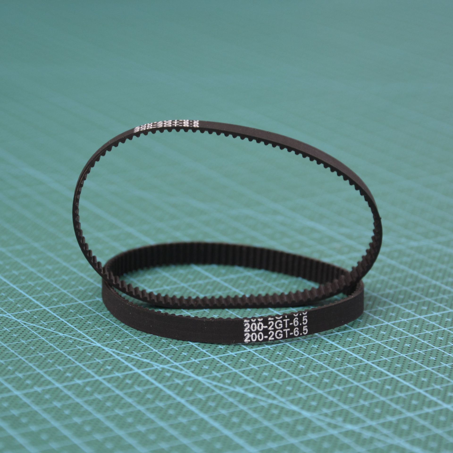 2GT环形带200-6 圆弧齿闭口环形同步带 节长200mm 100齿