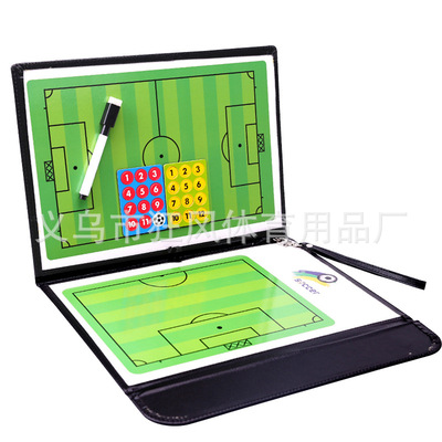 wholesale football Tactics board Referee Coach Leatherwear sand table Tactical disk magnetic football Tactics board