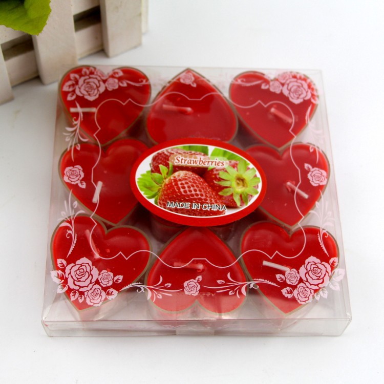 批发生日蜡烛创意个性蜡烛爱心泡妞表白神器摆图心形蜡烛气氛布置|ms