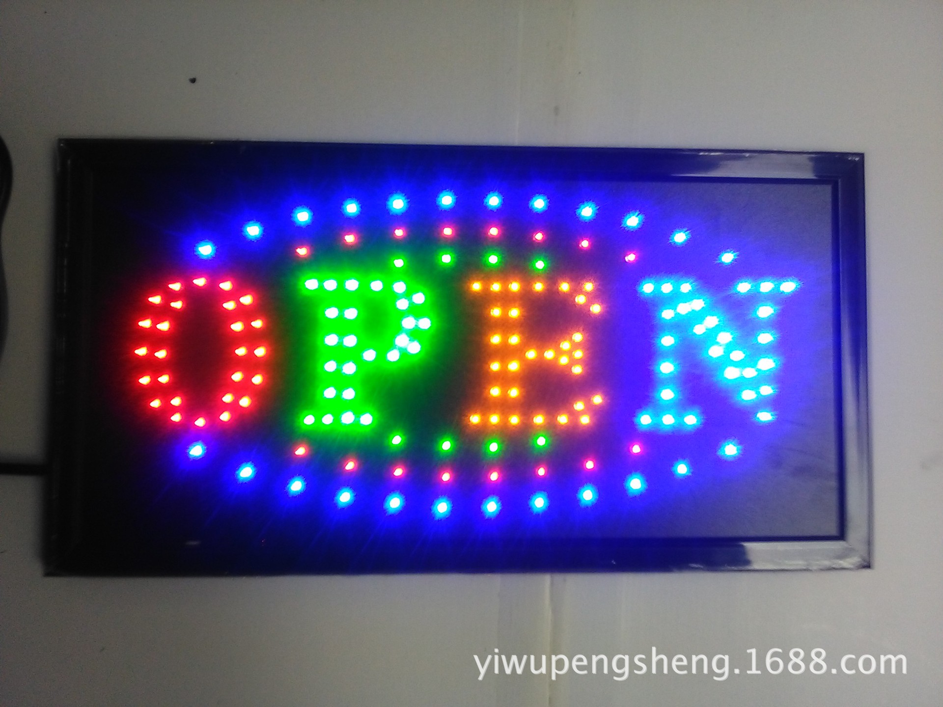 LED广告牌定制 彩色open5 LED招牌制作