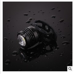 Gemstone Taillight, Aluminum Single-Eye Helmet Light, Bicycle Light Warning Light, USB Mountain Bike Riding Taillight