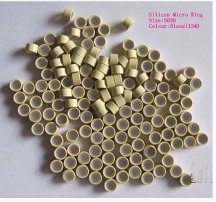 接发环硅胶环硅胶扣铝环接发扣,铝硅胶环,深棕,5.0mm 500粒/瓶|ms