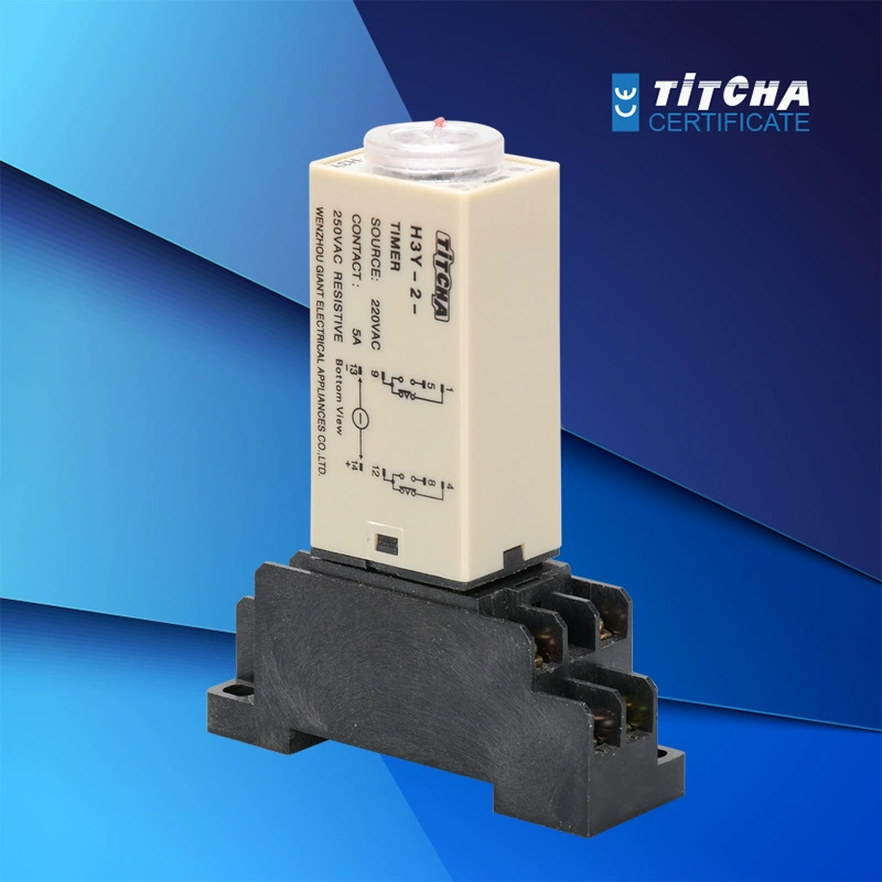H3Y-2 electronic power-powered delay time relay high-precision sealing control time relay