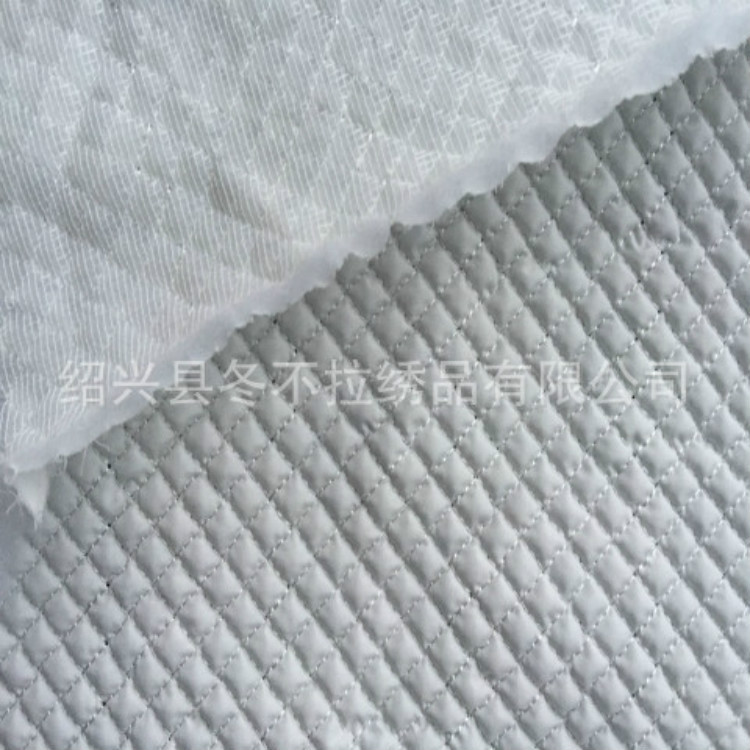 厂家定制加工 专业网布起泡绗绣 来料加工 绗缝裥棉电脑多针