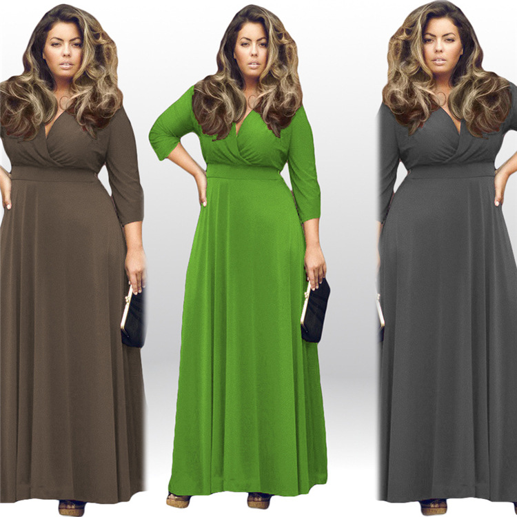 long dress for fat ladies