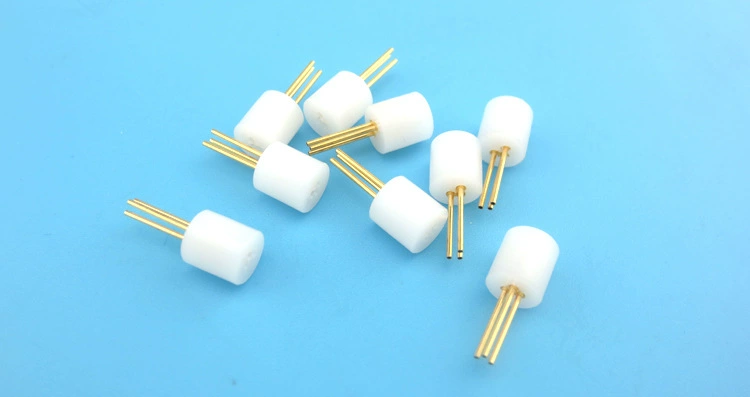 White 3 -pin small -sized laser diode test seat diode detector test socket