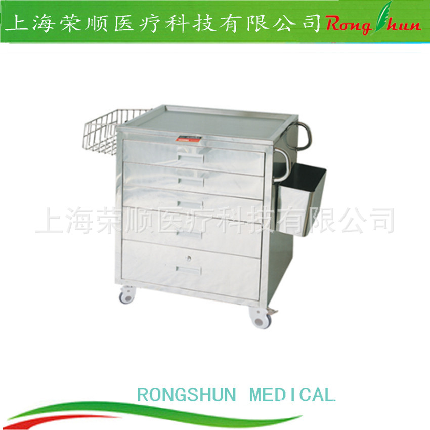 厂家直销！ZY31医用麻醉抢救车 不锈钢医用急救车 医用柜台架