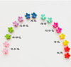 Children's cute hair accessory, small matte hairgrip, crab pin, wholesale, flowered