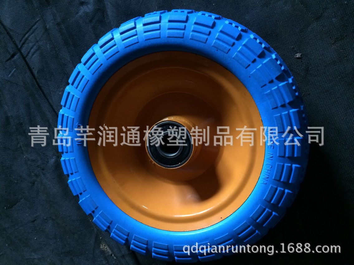 厂家专业生产货仓车发泡轮 10寸 PU发泡轮 环保