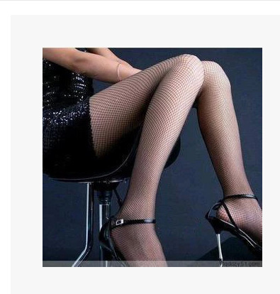 Foreign trade European and American hollow fishnet stockings sexy and interesting large size conjoined size mesh fishnet stockings women's long style