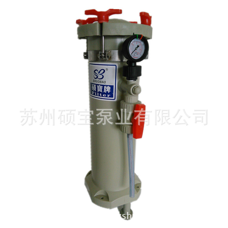 耐酸碱精密过滤器  小型加压袋式过滤器 收集循环过滤器GF-2004