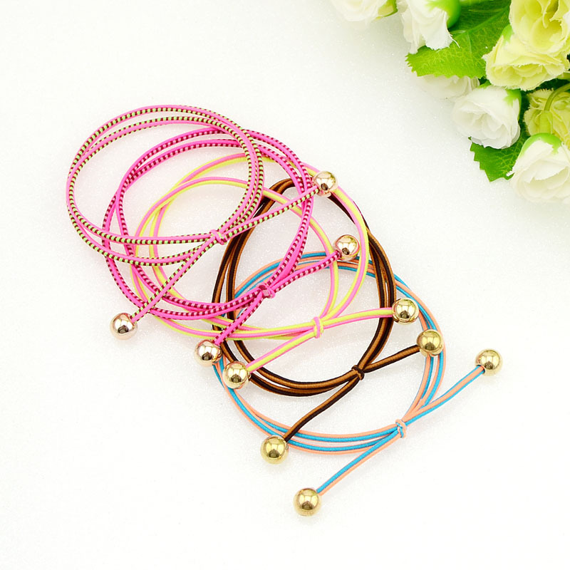 发圈手工打结蝴蝶结 发饰皮筋饰品批发  无接缝发圈皮筋 2元店|ms