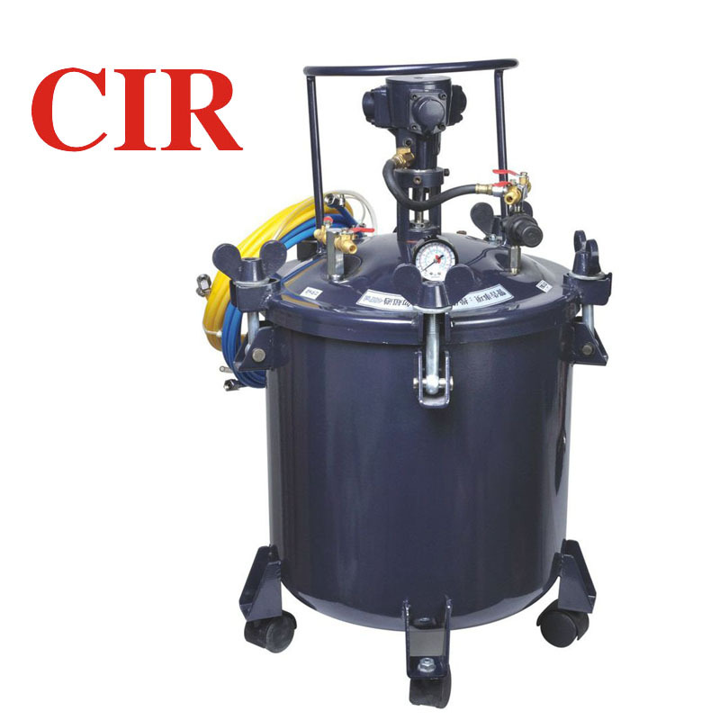 油漆攪拌壓力罐台灣CIR全自動氣動壓力桶10公升封閉式不鏽鋼內膽