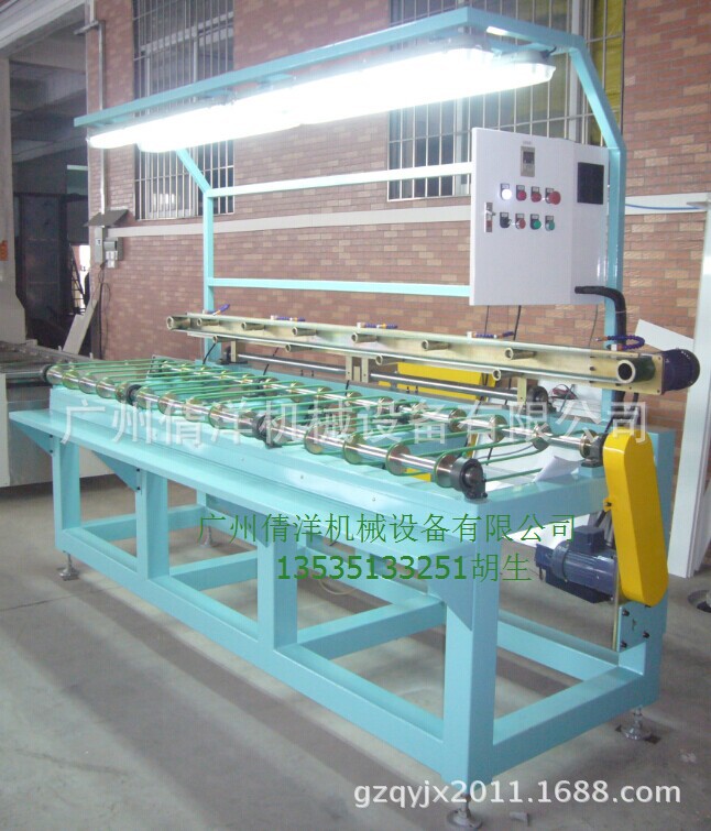 供应非标定制接料台 广州倩洋厂家定制汽车配件码料台输送设备