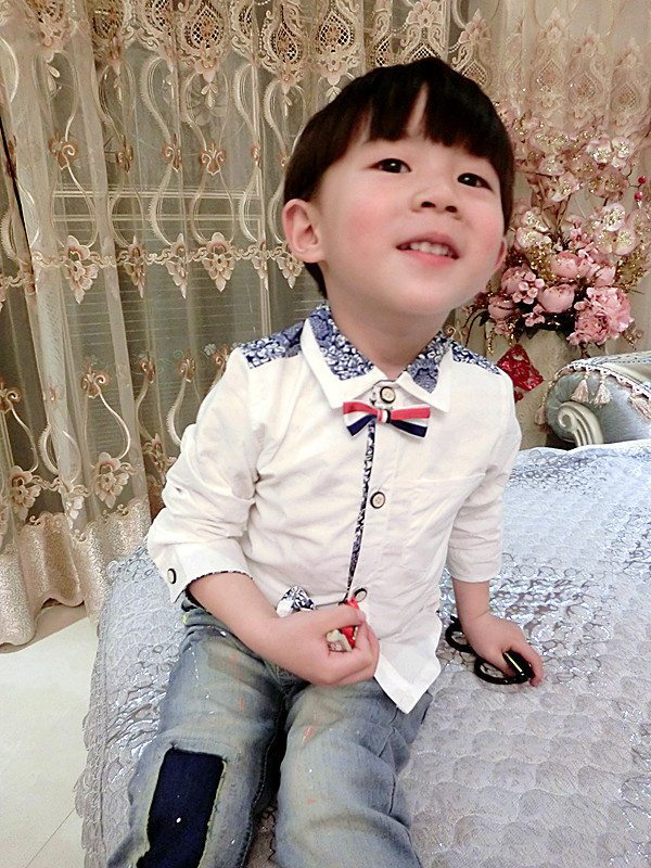 Chemise garcon à manche longue - Ref 2078041 Image 14