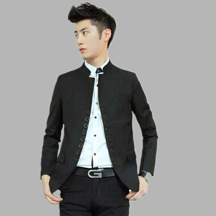 款男式西装非主流个性时尚休闲修身多扣小西装代发招代理|ru