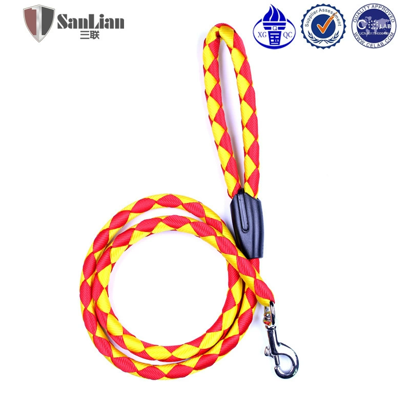 Pujiang Sanlian оптовые поставки домашних животных собака Тяговый поводок Собака веревка плетеная веревка собака цепь
