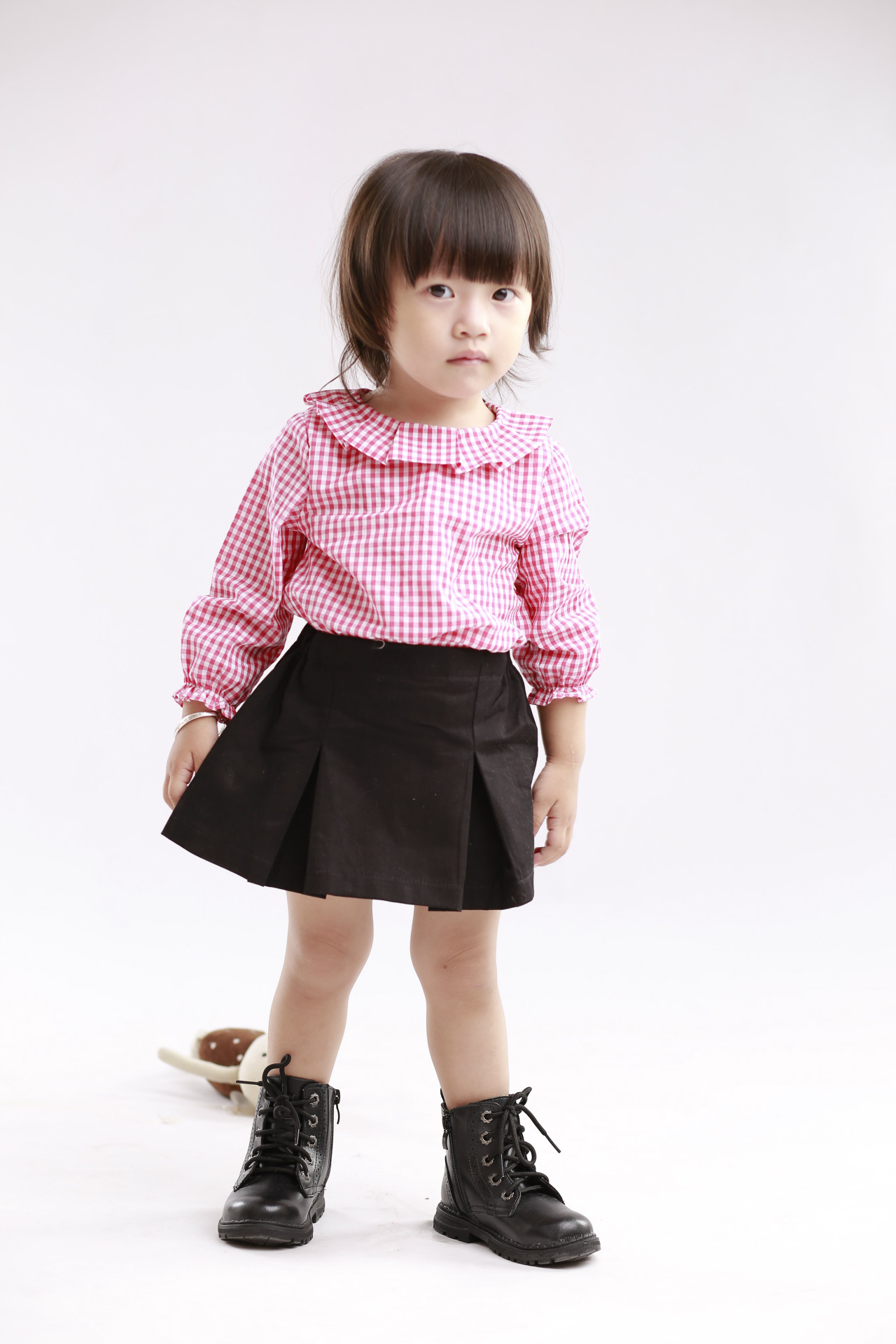 Chemise fille à manche longue - Ref 2086660 Image 7