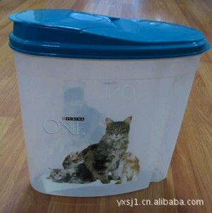 Поставка ведра для корма для домашних животных Yongxin, полипропиленовый материал можно использовать в несколько раз, ведра для кошачьего корма, ведра для хранения корма для домашних животных.