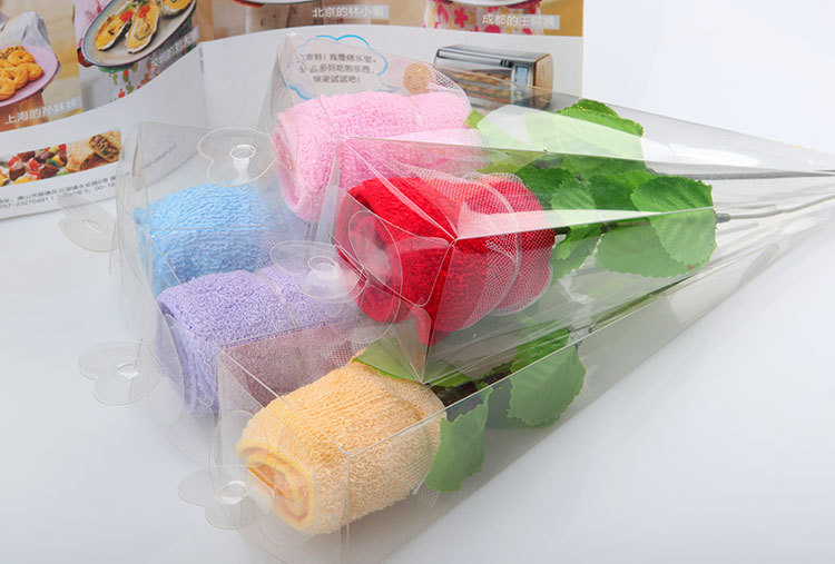 盒装毛巾花纯棉